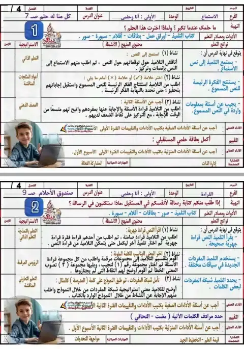 تحضير دروس اللغة العربية سادسة ابتدائي ترم اول 2026 مس رانيا مصطفى - 4383