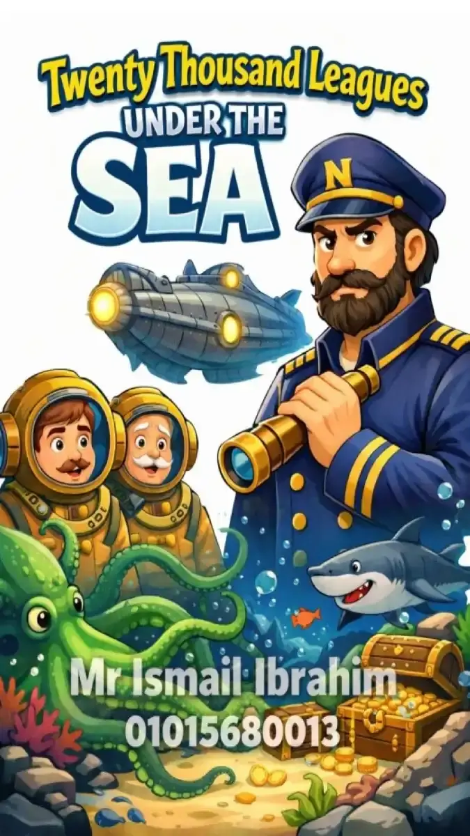 مذكرة قصة اللغة الانجليزية الصف الثالث الاعدادي الترم الثاني 2026، ملف PDF بحجم 4 ميجا وإعداد مستر اسماعيل ابراهيم