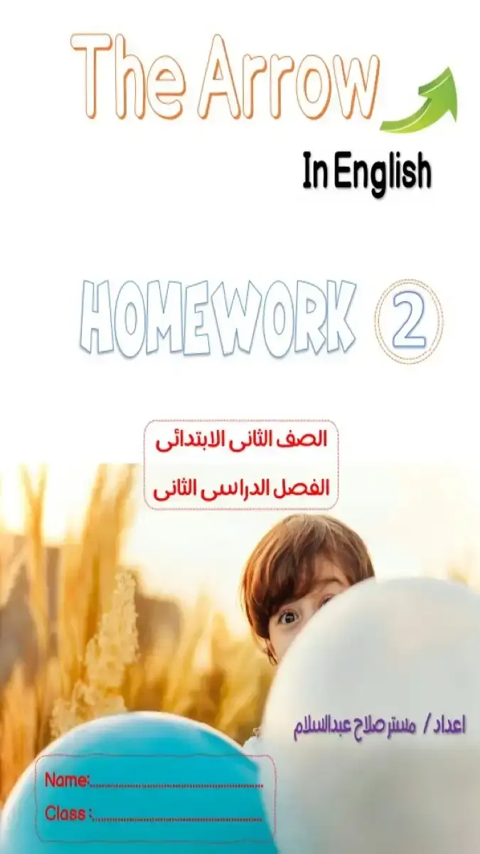 مذكرة تدريبات تأسيس الخط والكتابة اليدوية (Handwriting) للصف الثاني الابتدائي الترم الثاني 2026 بصيغة PDF من إعداد مستر صلاح عبد السلام، بحجم 22 ميجا و 61 صفحة