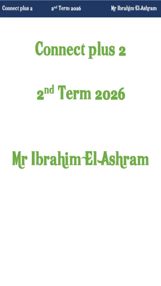دفتر تحضير Connect Plus 2 للصف الثاني الابتدائي الترم الثاني بصيغة PDF يوضح تخطيط الدروس وإعدادها لمادة اللغة الإنجليزية.