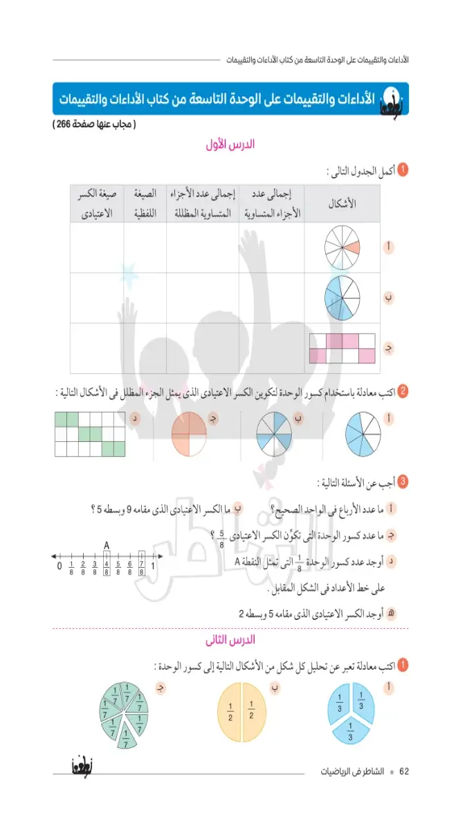 صورة غلاف حل كتاب تقييمات الرياضيات للصف الرابع الابتدائي الترم الثاني 2026