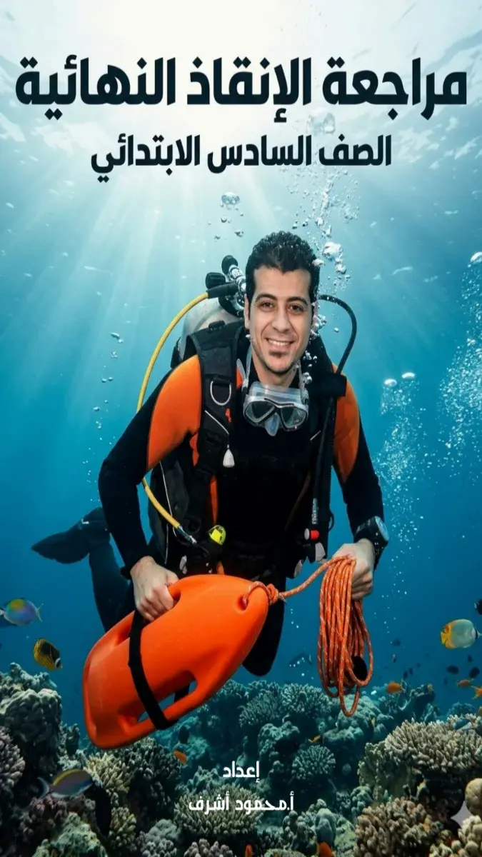 صورة غلاف ملخص اللغة العربية للصف السادس الابتدائي الترم الثاني 2026
