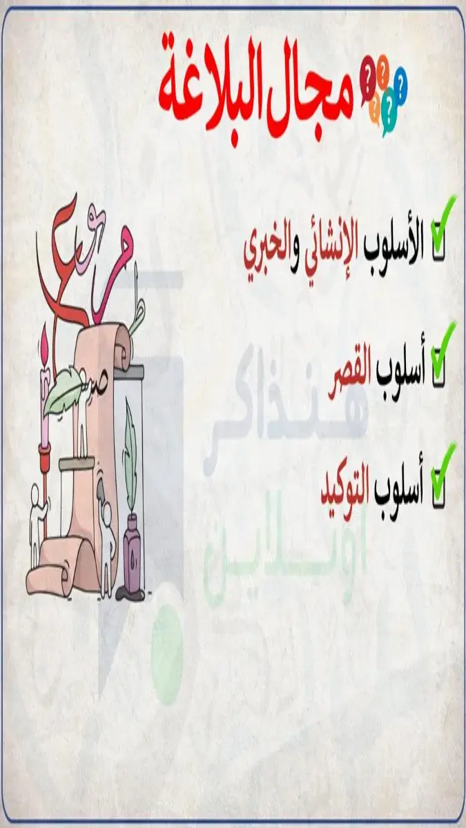 صورة غلاف مراجعة البلاغة لشهر مايو 2026 للصف الثاني الثانوي الترم الثاني