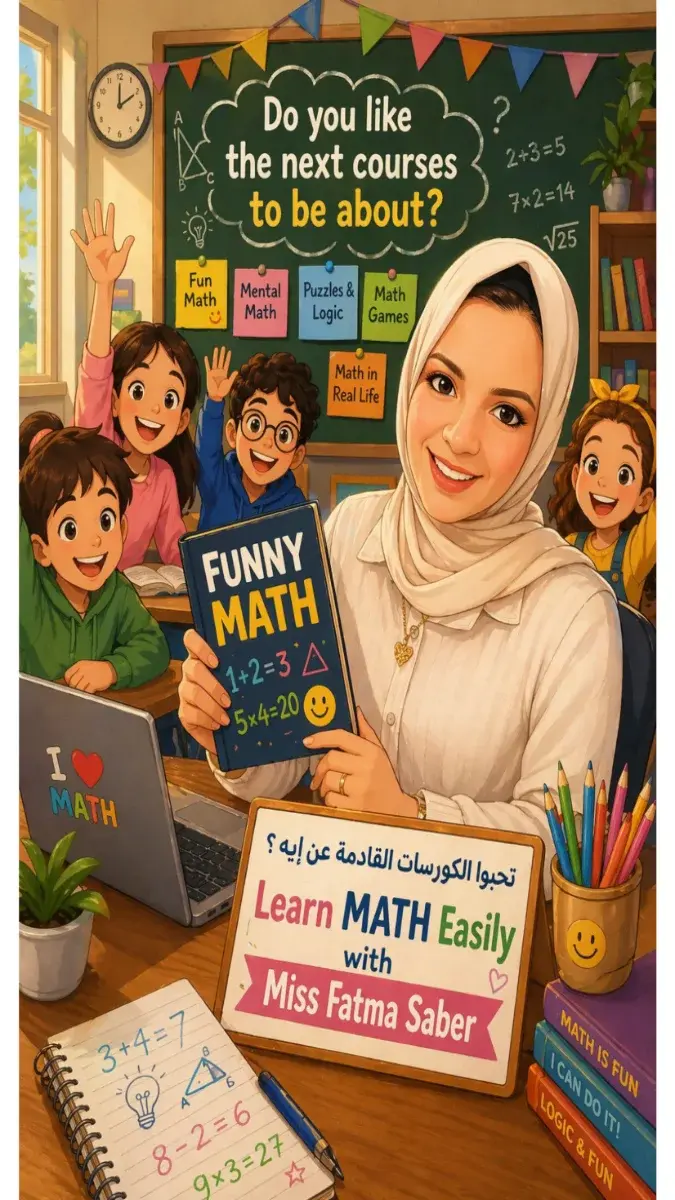 صورة غلاف ملخص منهج Math للصف الثاني الابتدائي الترم الثاني 2026