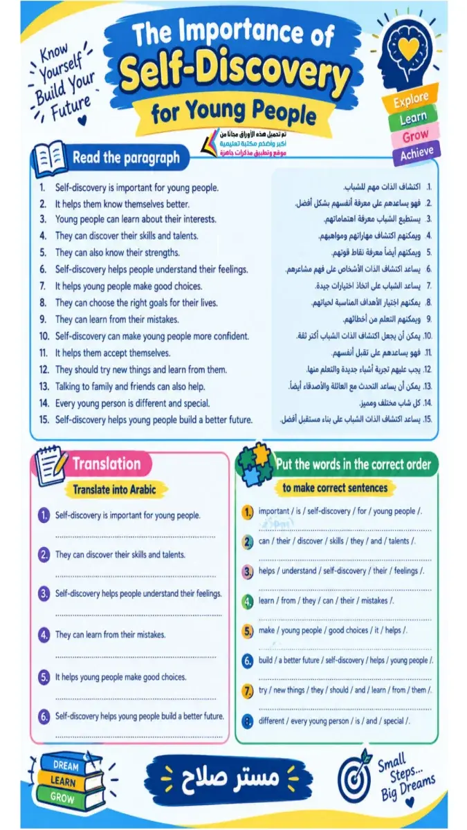 صورة غلاف ملزمة برجرافات اللغة الانجليزية للصف الثالث الاعدادي الترم الاول 2027