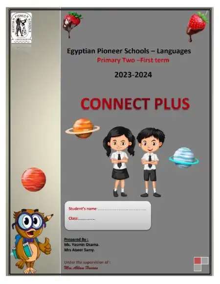 أفضل مذكرة Connect Plus 2 للصف الثاني الابتدائي ترم اول 2024 / 2023 PDF