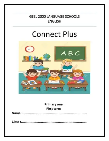 مذكرة Connect Plus للصف الاول الابتدائي ترم اول 2024