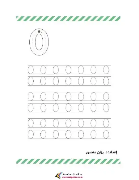 الارقام العربية منقوطة دكتورة رزان منصور